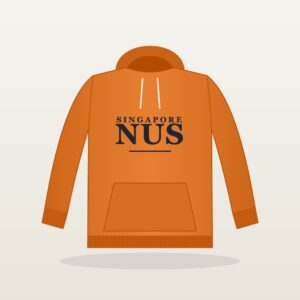 Orange National University of Singapore Hoodie