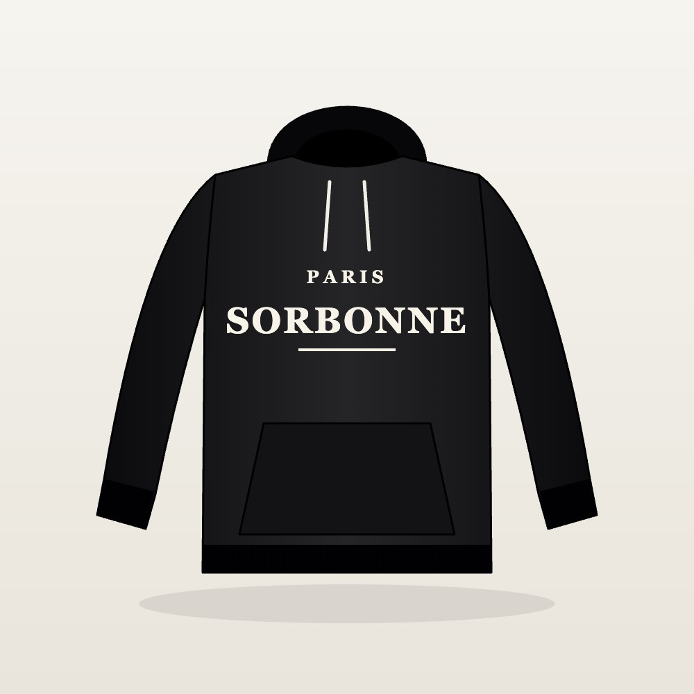 Black Sorbonne University Hoodie