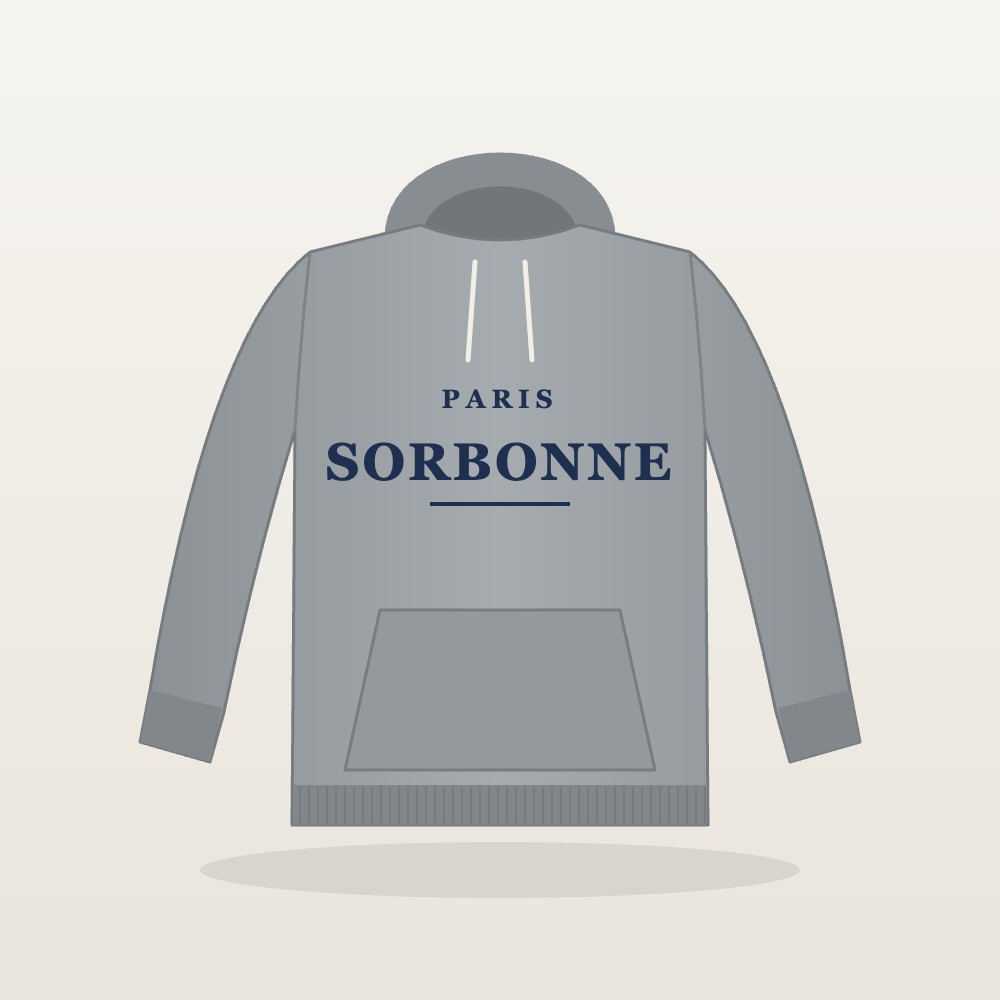 Heather Gray Sorbonne University Hoodie
