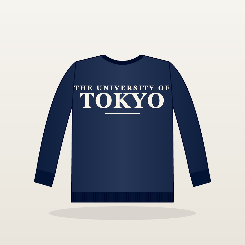Navy University of Tokyo Crewneck Sweatshirt